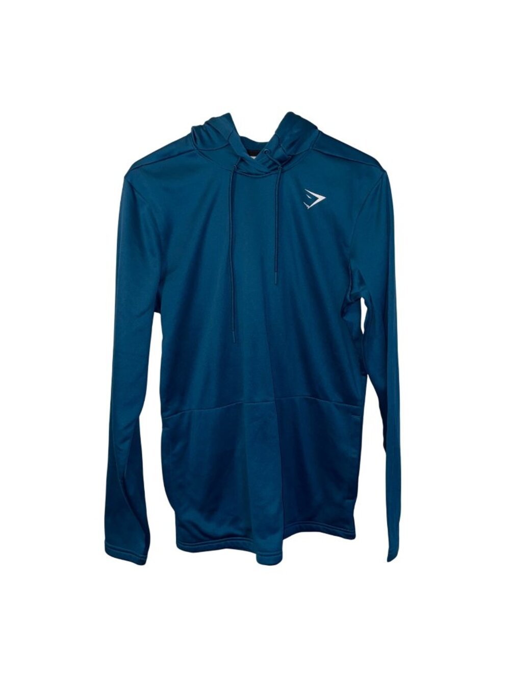 Gymshark womens Teal Hooded Long Sleeve Sweatshirt M